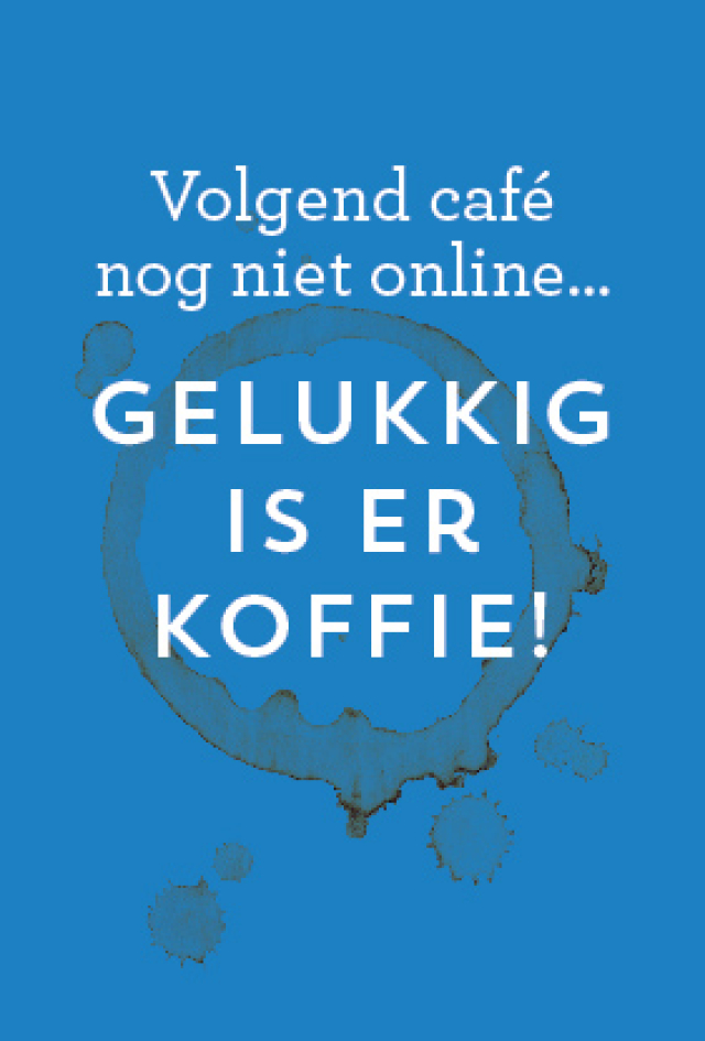 koffie blauw